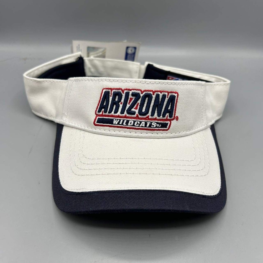 Arizona Wildcats Visor Hat Men White The Game Pro Strap Back Cap Cotton New